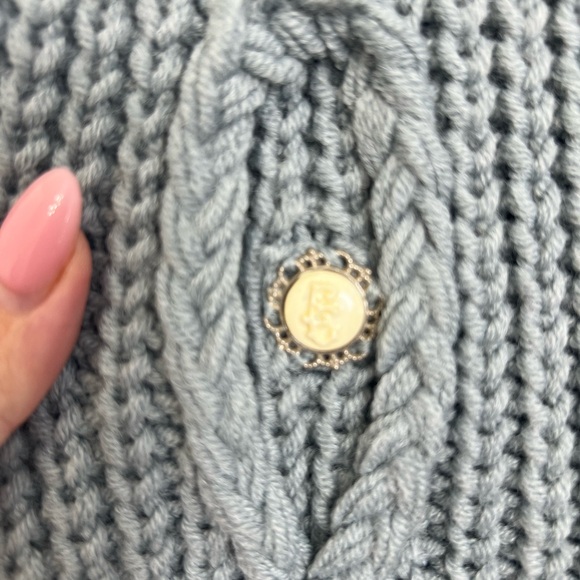 🇮🇹Elisa Cavaletti Beautiful modern cardigan sweater m - Picture 7 of 9